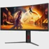 AOC Monitor Gaming CU34G4Z 34" Curved VA, WQHD, 240Hz, HDR400, HDMI/DP, USB Hub